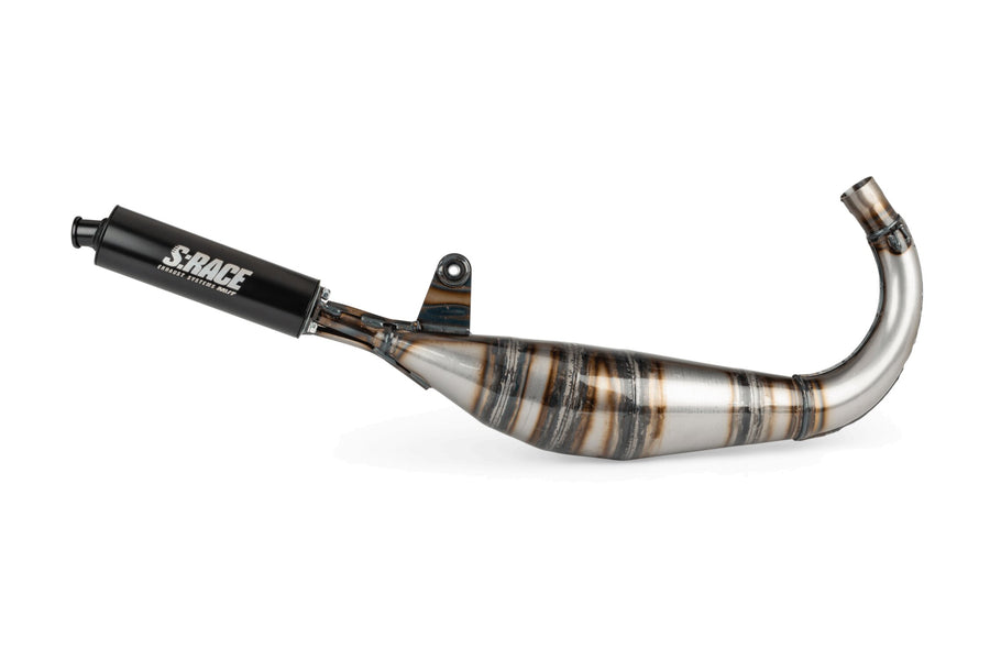 Beta RR Enduro 50 2T - Udstødning S Race 85-100 Low-Mount Sort
