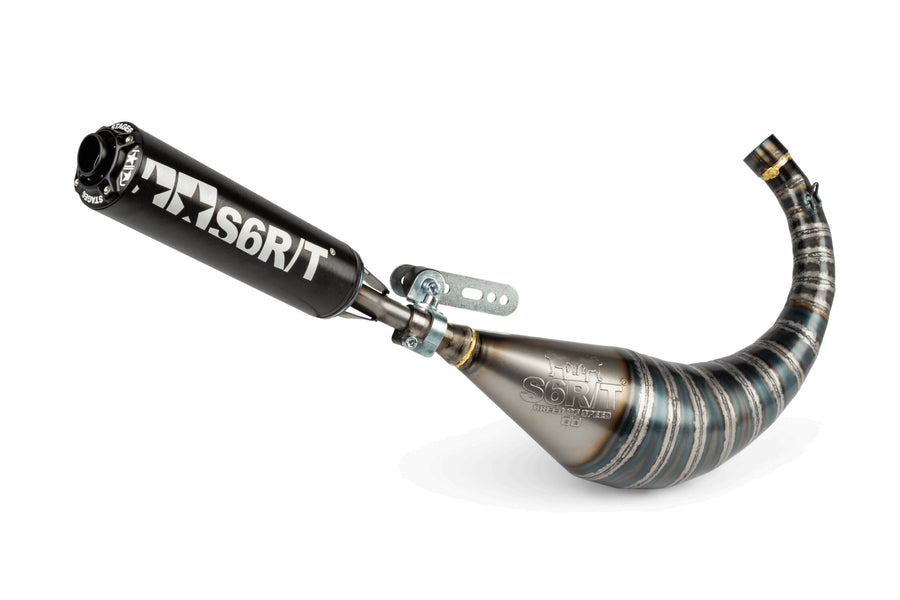 Beta RR Enduro 50 2T - Udstødning R/T 70 - 80 Sort