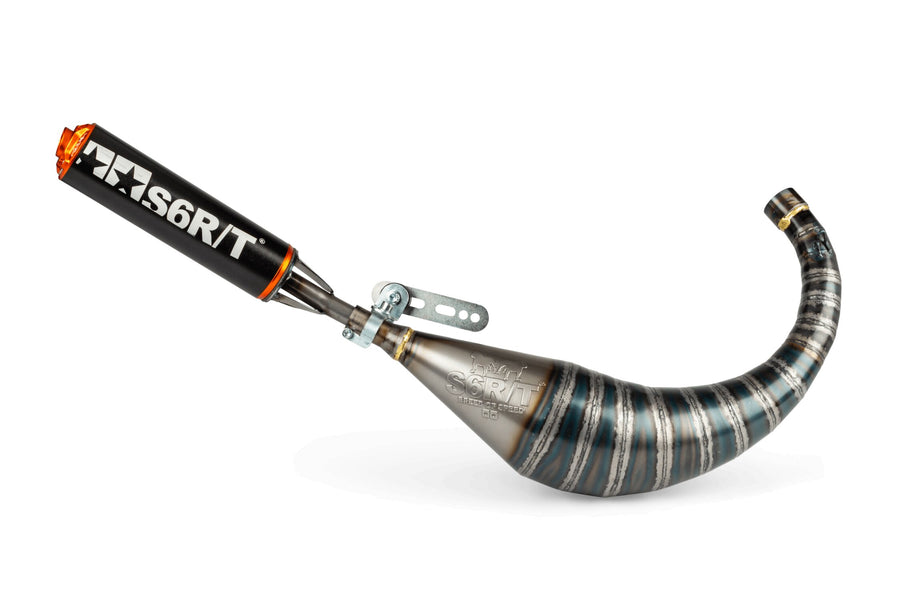 Beta RR SM 50 2T - Auspuff R/T 70 - 80 Schwarz / Orange