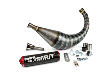 Beta RR Enduro 50 2T - Udstødning R/T 70 - 80 Sort / Rød