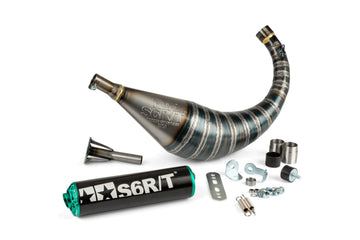 Beta RR Enduro 50 2T - Udstødning R/T 70 - 80 Sort / Turkis