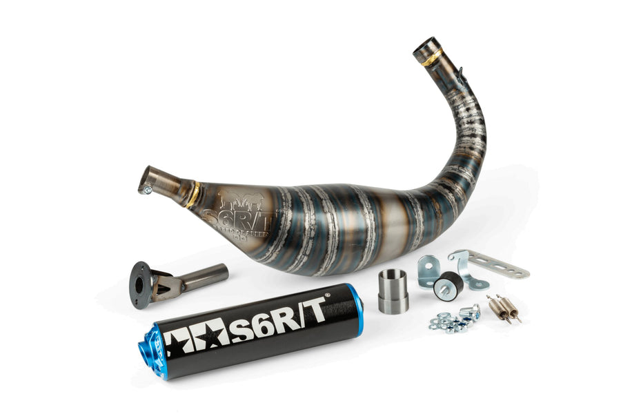 Beta RR Enduro 50 2T - Udstødning R/T 80-90 Sort / Blå