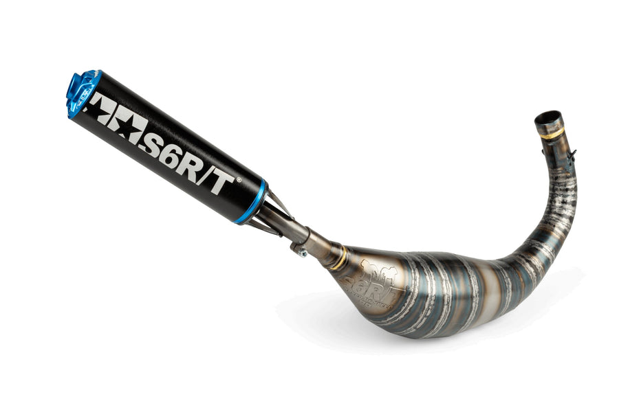 Rieju MRX Enduro Pro 50 2T AM6 - Auspuff R/T 80–90 Schwarz / Blau
