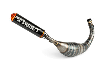 Beta RR Enduro 50 2T - Udstødning R/T 80-90 Sort / Orange