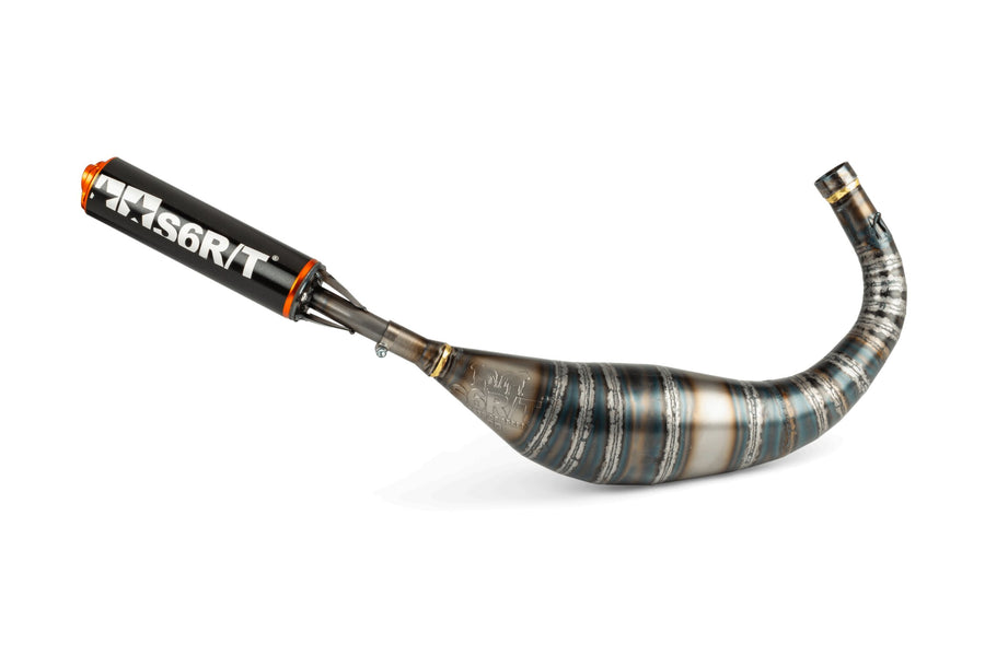 Beta RR-T SM 50 2T - Auspuff R/T 80–90 Schwarz / Orange