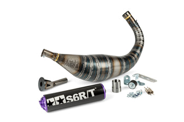Beta RR Enduro 50 2T - Udstødning R/T 80-90 Sort / Lilla