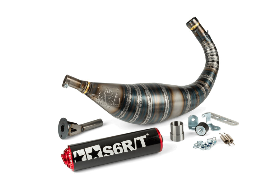 Beta RR Enduro 50 2T - Udstødning R/T 80-90 Sort / Rød