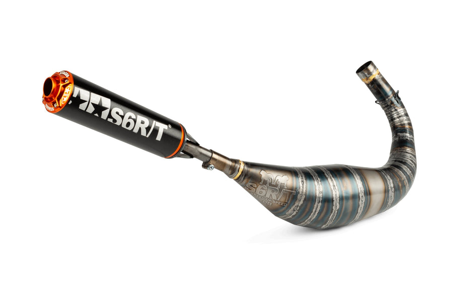 Keeway SM 50 2T - Auspuff R/T 90-100 Schwarz/Orange