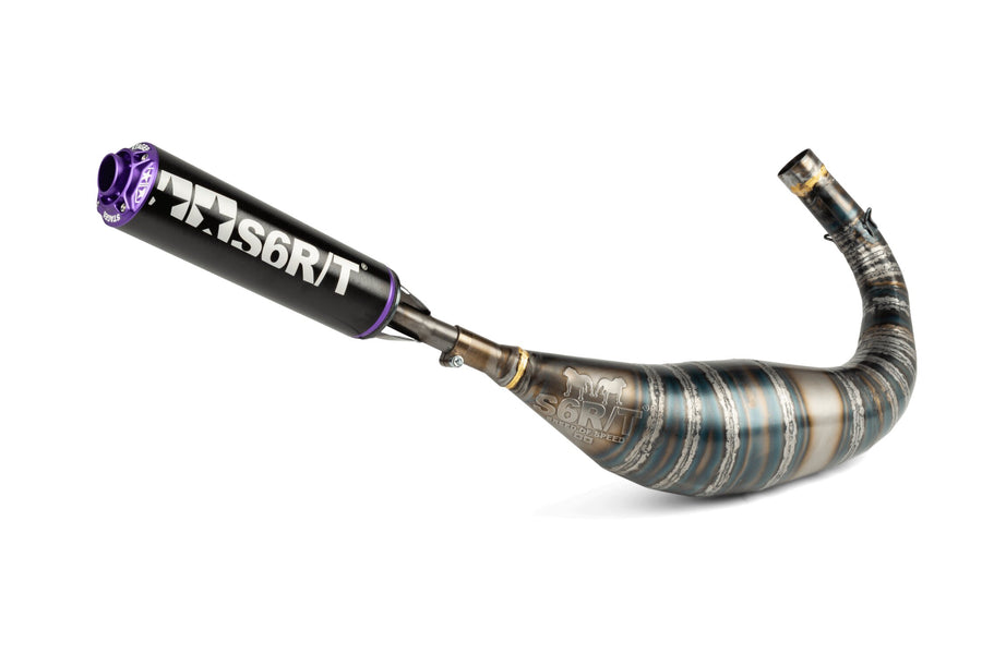 Beta RR SM 50 2T - Auspuff R/T 90-100 Schwarz/Lila