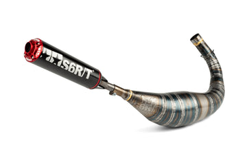 Beta RR Enduro 50 2T - Udstødning R/T 90-100 Sort/Rød