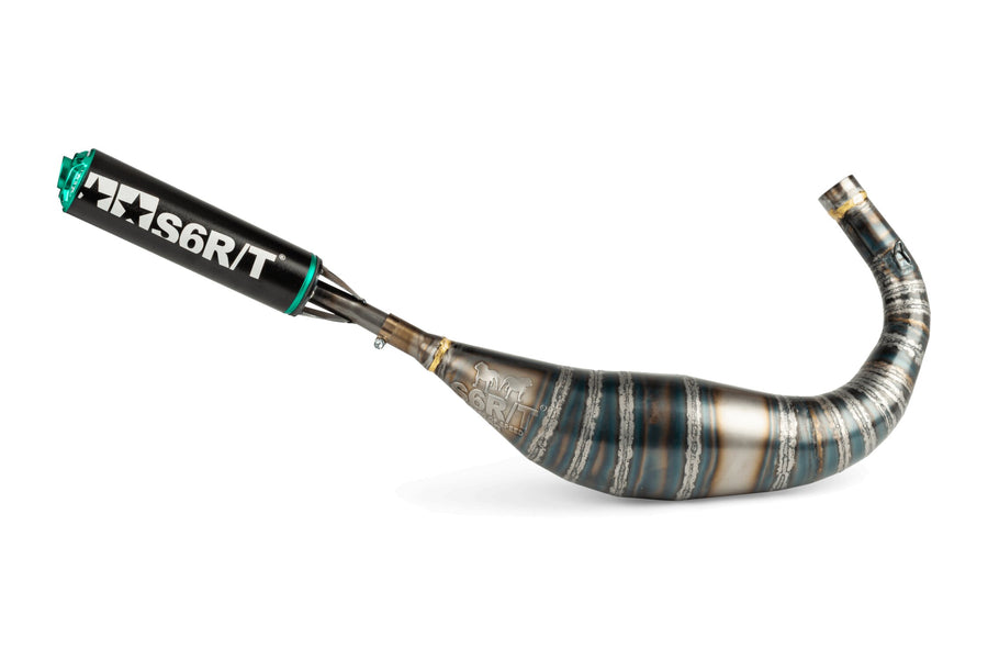 Beta RR SM 50 2T - Auspuff R/T 90-100 Schwarz/Türkis