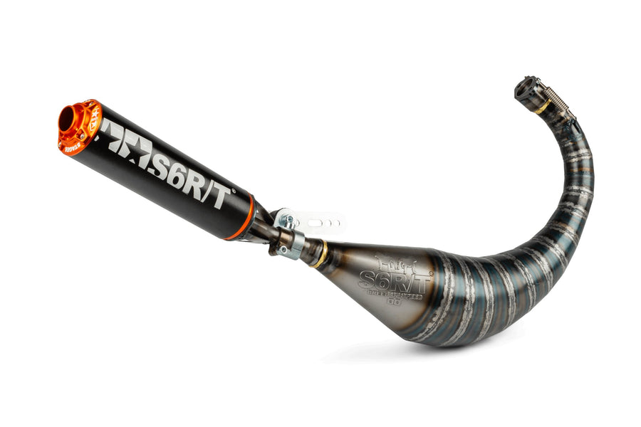 Aprilia RX Enduro 50 2T D50B0 [2007–] - Udstødning R/T 70-80 Sort Orange
