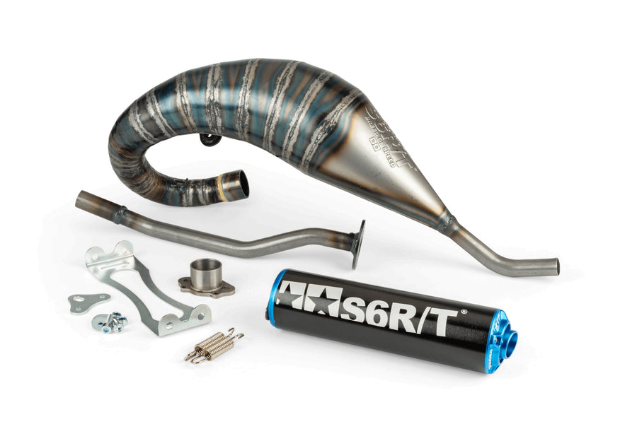 Derbi Senda DRD Racing SM 50 2T D50B0 [2012–] - Auspuff R/T Hoch Schwarzblau