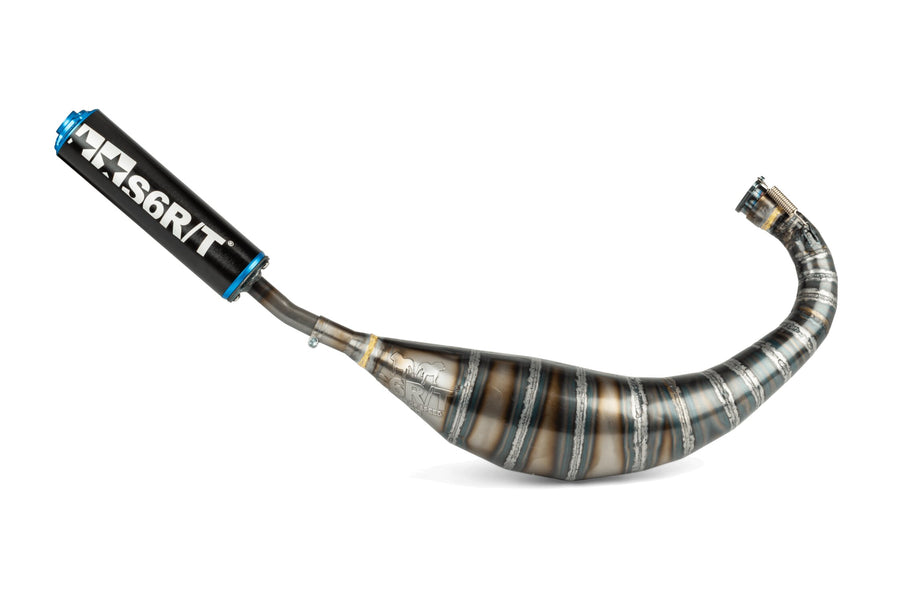 Derbi Senda DRD X-Treme SM '10 - '17 50 2T D50B0 - Auspuff 80-90 Schwarz / Blau