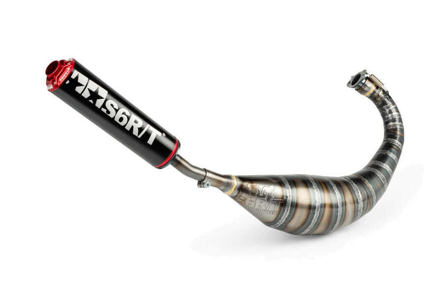 Gilera SMT SM 50 2T D50B0 [2011–2012] - Auspuff 80-90 Schwarz / Rot