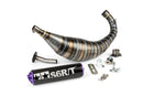 Derbi Senda DRD X-Treme SM '10 - '17 50 2T D50B0 - Auspuff R/T Schwarz Lila