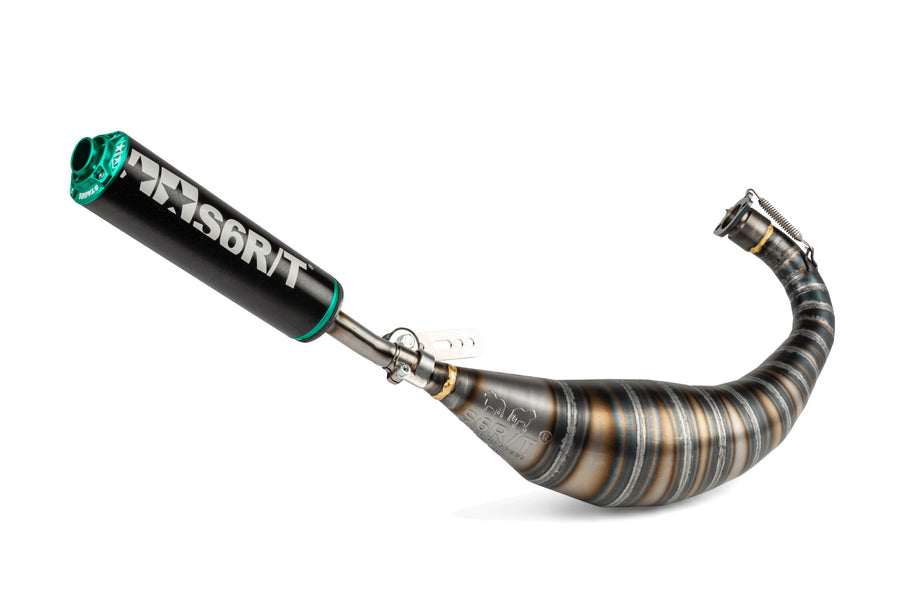 Derbi Senda DRD Racing SM 50 2T D50B0 [2012–] - Auspuff R/T Schwarz Türkis