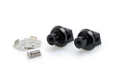 SUZUKI DL 800 V-STROM [2025] – Adapter passager fodstøtte gummipude – sort-1