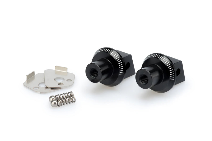 SUZUKI DL 800 V-STROM [2025] – Adapter passager fodstøtte gummipude – sort