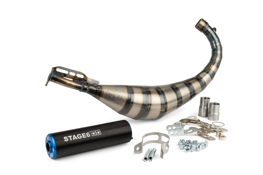 Beta RR-T SM 50 2T - Auspuff Streetrace 80-90 Blau