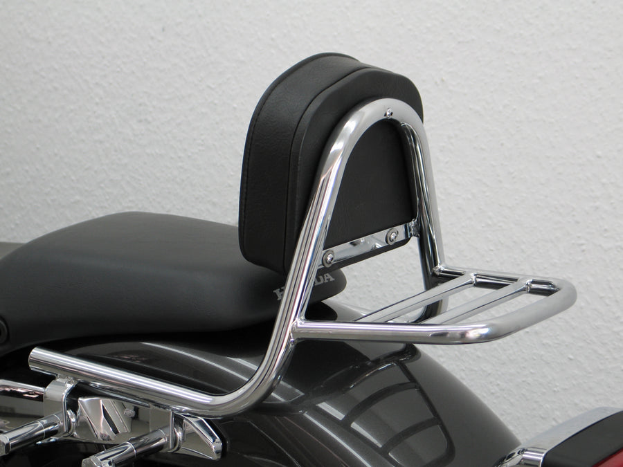 Honda VT 750 S (kæde) [2010-2011] - Sissy bar lavet af rør med puder og bagageholder