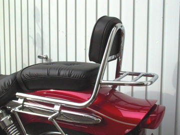 Suzuki GZ 125 Marauder [1998-2001] - Sissy bar lavet af rør med puder og bagageholder