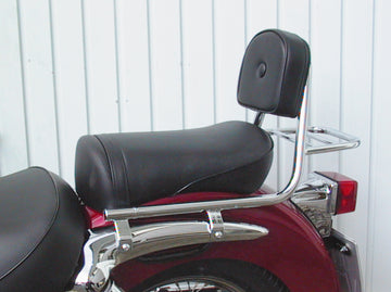 Suzuki VL 125 LC Indtrængende [1999-2007] - Sissy Bar fra Rør med puder og bagageholder