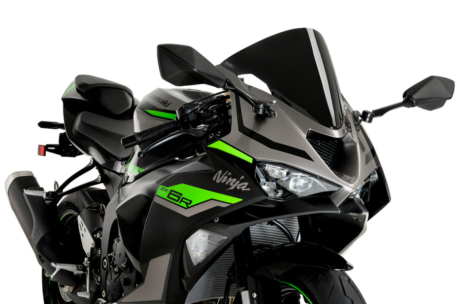 KAWASAKI ZX-6R NINJA [2025] – R-Racer skærm – mat sort