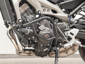 Yamaha MT-09/ABS [2013-2016] -motorbeskyttelsesbjælke, stabil, sort