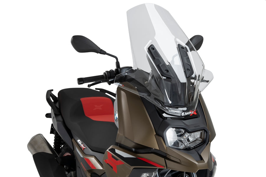 BMW C 400 X [2025] – Forrude V-Tech Line Touring – Gennemsigtig