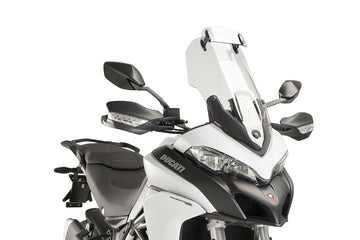 TRIUMPH BONNEVILLE T 120 BLACK [2025] - touringskærm med spoilerskærm | Ryd | PUIG 7624W