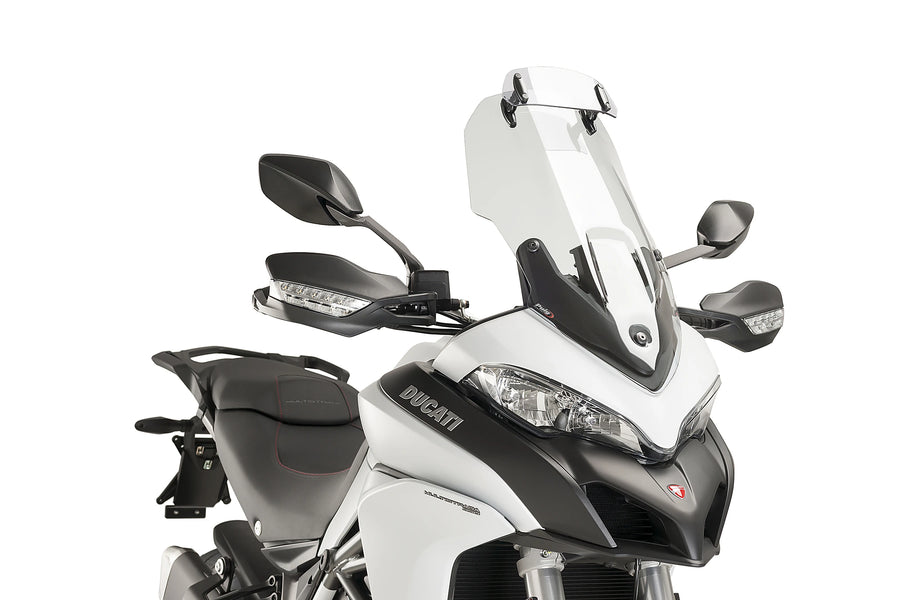 TRIUMPH BONNEVILLE T 120 BLACK [2025] - touringskærm med spoilerskærm | Ryd | PUIG 7624W