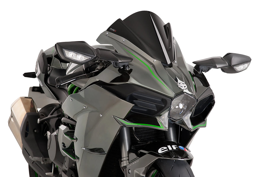 KAWASAKI NINJA H2 [2020] - Z-Racing skærm | Sort | PUIG 7631N