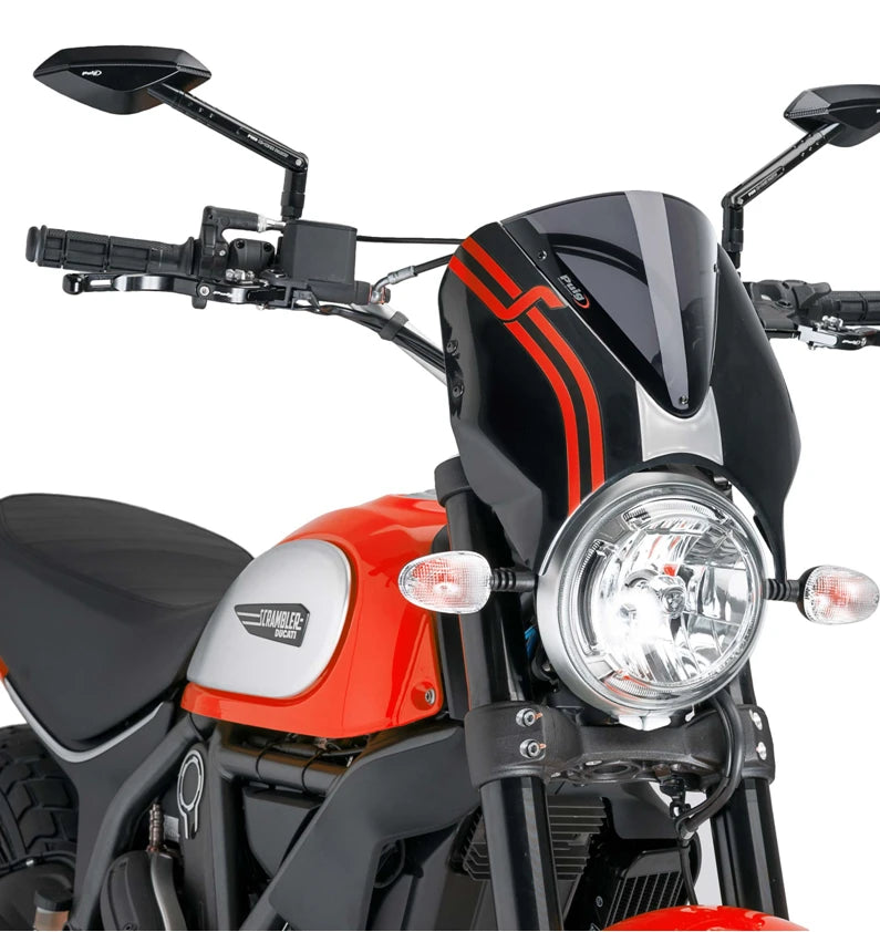 DUCATI SCRAMBLER 800 ICON DARK [2025] – RetroVision forrudevisir – sort