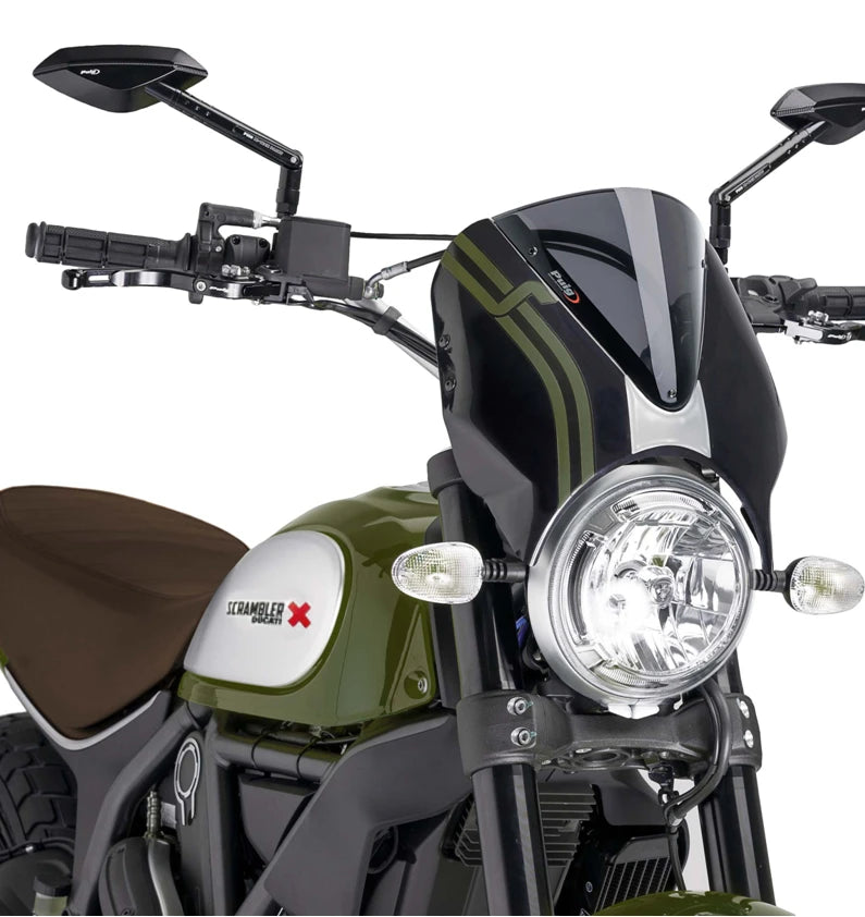 DUCATI SCRAMBLER 800 ICON DARK [2025] – RetroVision forrudevisir