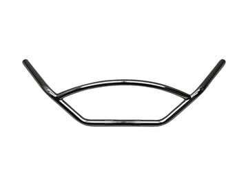 Motorcykelchauffør Ø 25 - Styret med afrundet strut 780 mm bredt, sort