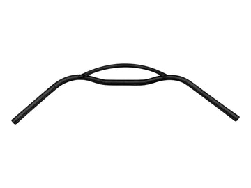 Motorcykeldriver Ø 25 - Styret med afrundet strut 880 mm bredt, sort