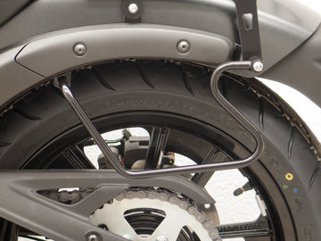 Kawasaki Vulcan S (EN650A) 2015-2020 og (EN650J) 2021- [2015-2020]- Pakningsposebeslag, sort