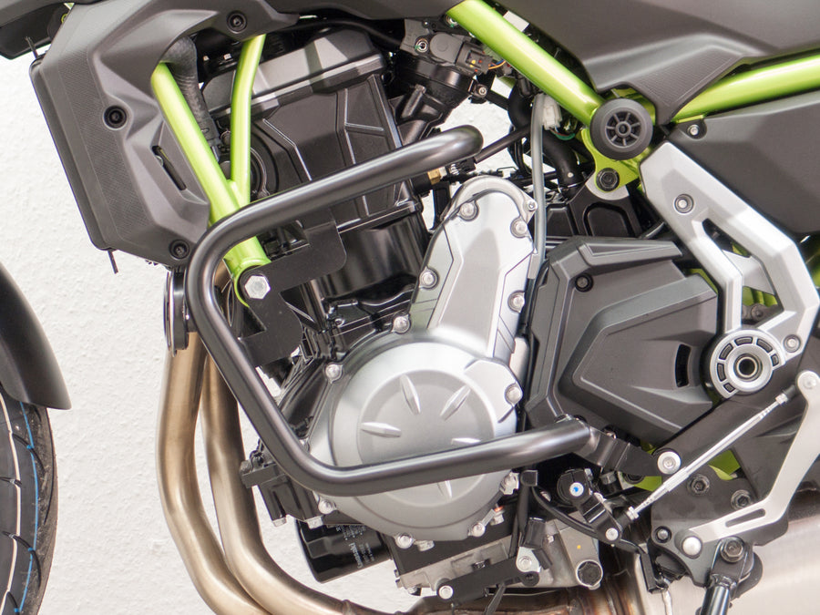 Kawasaki Z 650 (ER650) 2017 [2017] - Motorbeskyttelsesbjælke, stabil, sort
