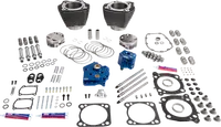 Harley-Davidson FLHTCUTG 1868 Tri Glide Ultra 114 [2020-2025] - 132" Power Package Motorleistungs-Kit – Oberfläche: Schwarz, Hervorgehobene Lamellen – Bild 5