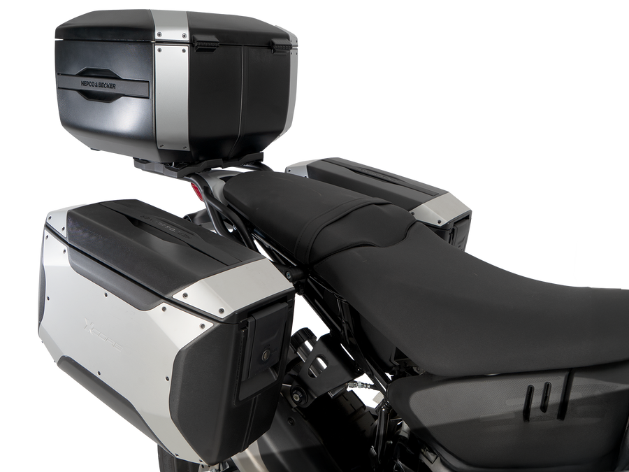 Ducati Desert X V2 [2026-] - Smartrack Set inkl. Xcore Topcase silber/schwarz