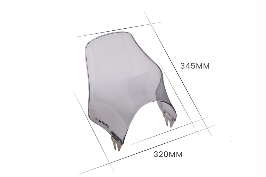 KAWASAKI W 230 [2025] – Nøgen kåbeforrude – sort