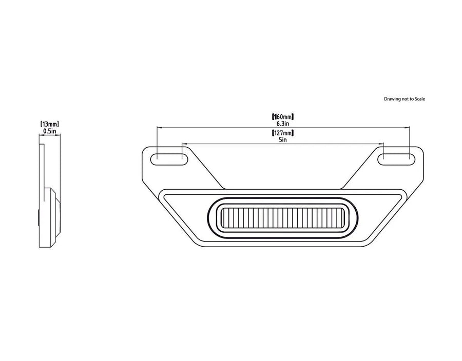 honda africa twin 750 [DENALI] – B6 LED-bremselyssæt med nummerpladeholder