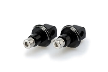 SUZUKI GSX-S 1000 [2025] – Adapter passager fodstøtte gummipude – sort - 0