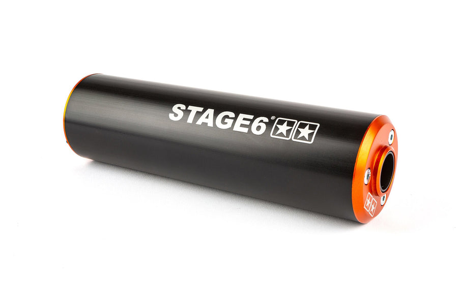 Aprilia SX 50 2T - Auspuff 80–90 orange/schwarz