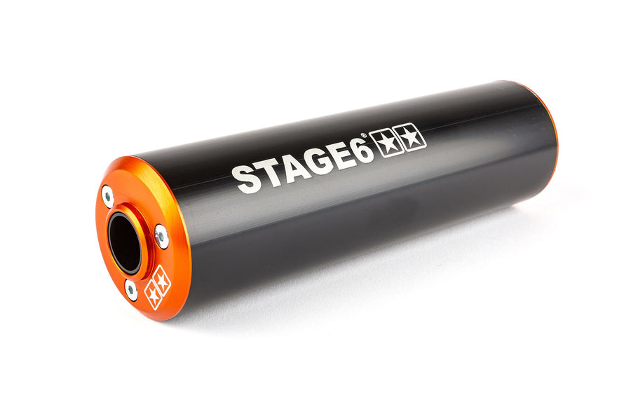 Beta RR Track 50 2T - Auspuff Streetrace 80-90 Orange Schwarz