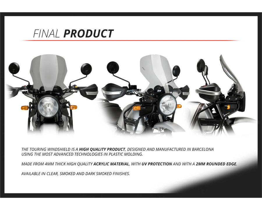 ROYAL ENFIELD HIMALAYAN 410 [2020] – turskærm – gennemsigtig