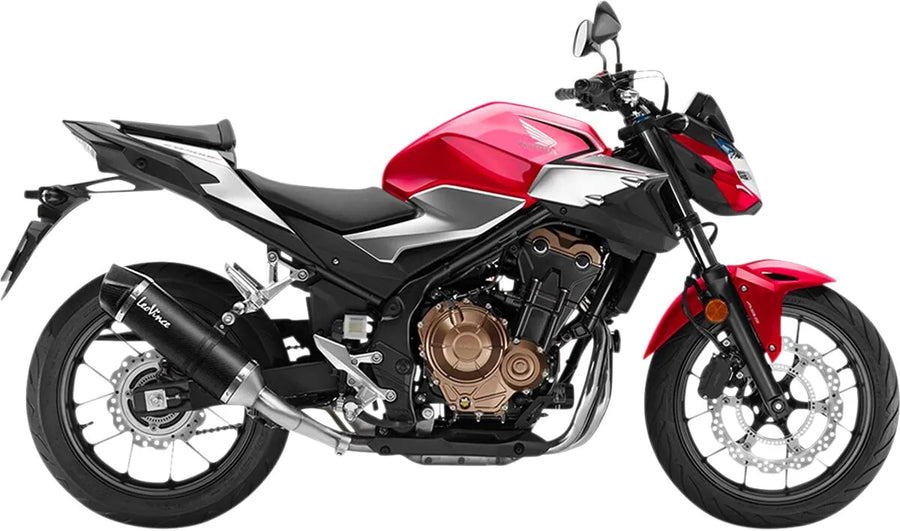honda cb 500 hornet [LEOVINCE] – LV One Evo carbon bagpotte