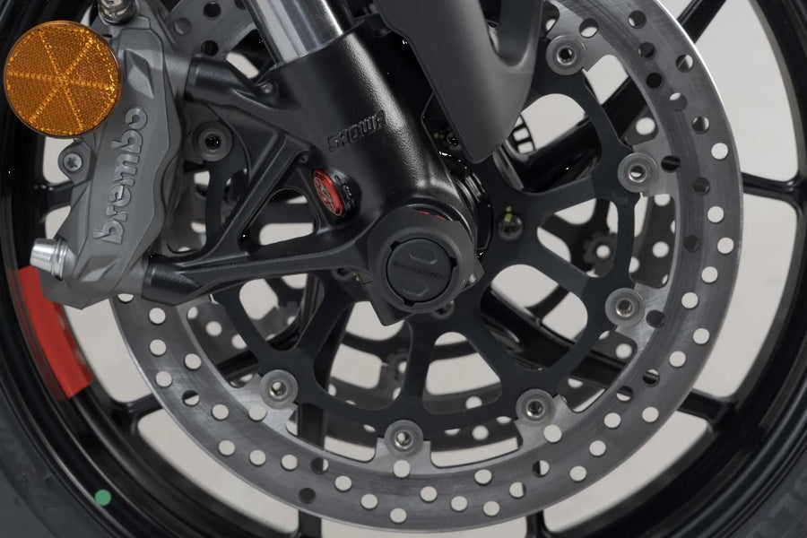 ducati diavel v4 [SW-MOTECH] – beskyttelsessæt for forhjulsaksel