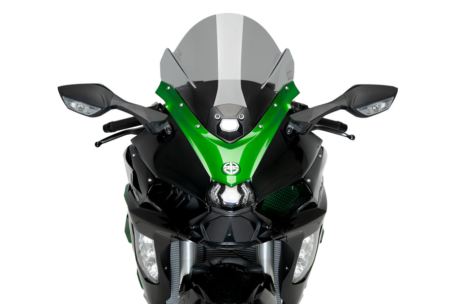 KAWASAKI NINJA H2 SX SE [2025] – Z-Racing Screen – Sort